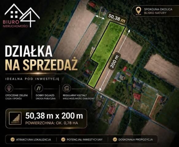 Działka rolna Grabownica Starzeńska. Zdjęcie 1