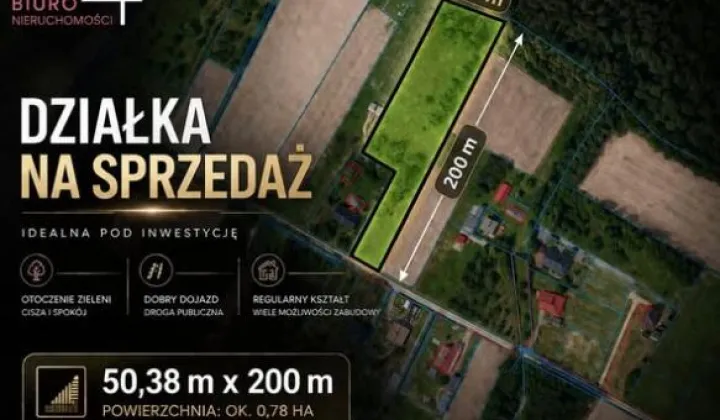 Działka rolna Grabownica Starzeńska