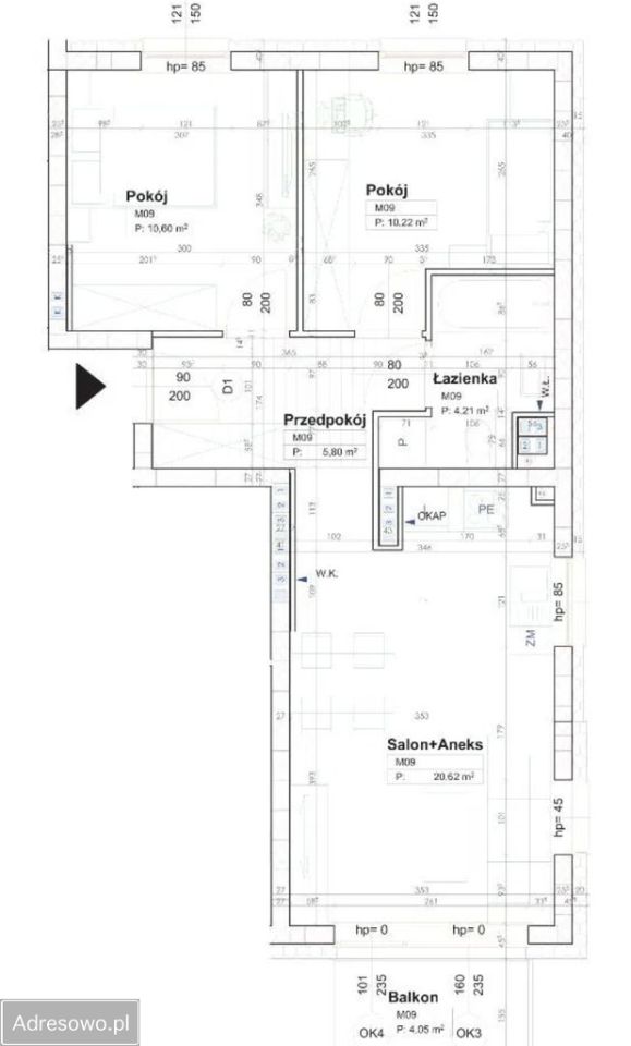 Mieszkanie 3-pokojowe Lublin Kośminek, ul. Kręta. Zdjęcie 13