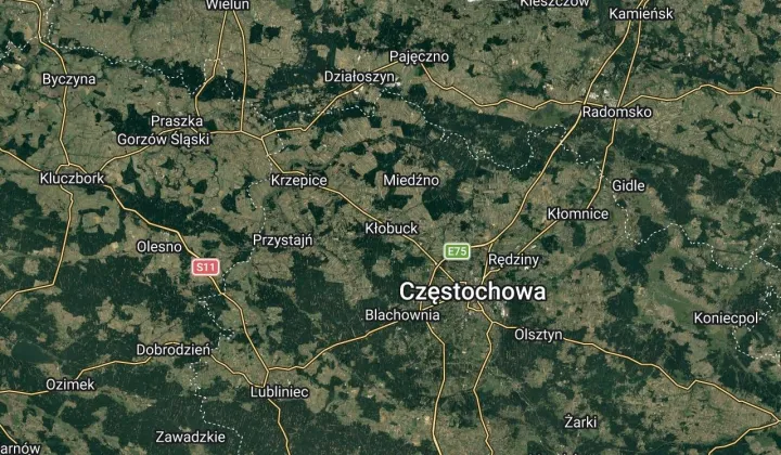 Działka inwestycyjna Kłobuck