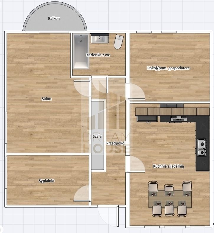 Mieszkanie 3-pokojowe Święta Katarzyna, ul. Polna. Zdjęcie 13