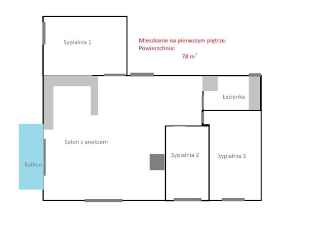 Mieszkanie 4-pokojowe Rumia Centrum, ul. Marynarska. Zdjęcie 20