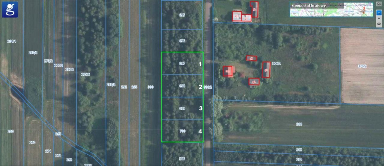 Działka budowlana Poręby Nowe. Zdjęcie 4