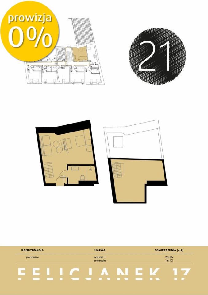 Mieszkanie 1-pokojowe Kraków Stare Miasto, ul. Felicjanek. Zdjęcie 21