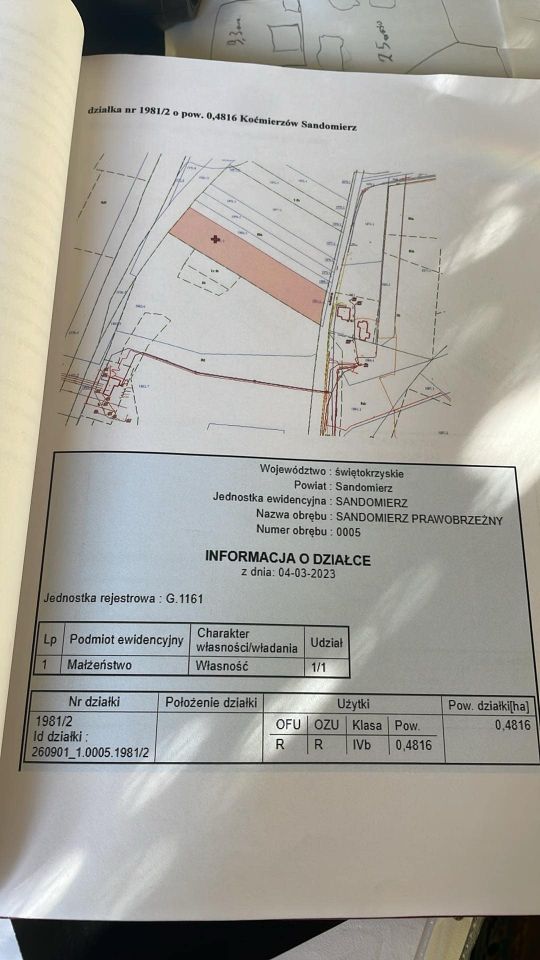 Działka rolno-budowlana Sandomierz Koćmierzów, ul. Koćmierzów. Zdjęcie 2