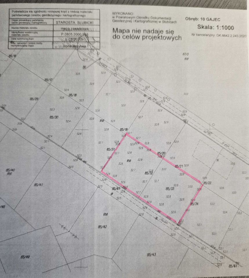 Działka budowlana Rzepinek. Zdjęcie 3