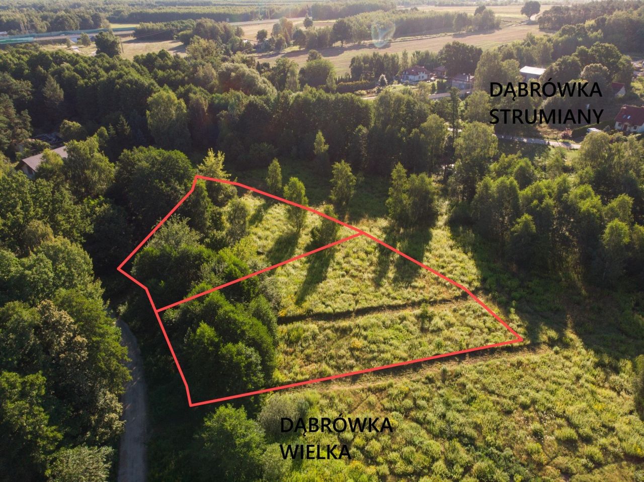 Działka budowlana Dąbrówka Wielka, ul. Leśna. Zdjęcie 4