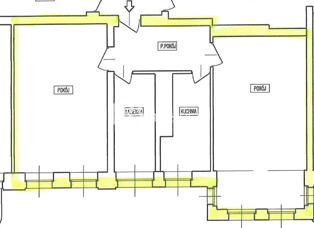 Mieszkanie 2-pokojowe Szczecin Stare Miasto, ul. Kapitańska. Zdjęcie 9
