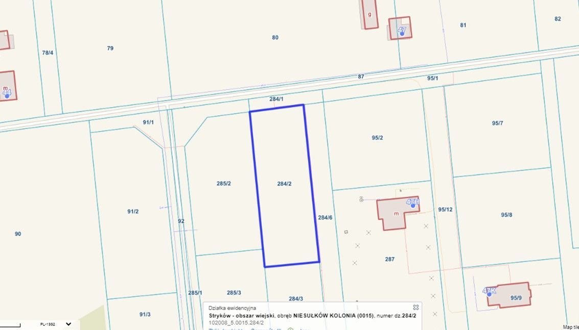 Działka budowlana Niesułków-Kolonia. Zdjęcie 5