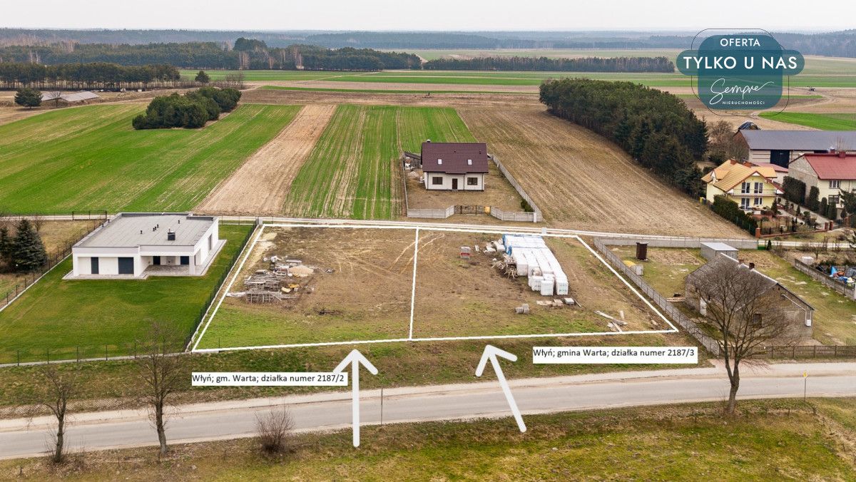 Działka budowlana Włyń. Zdjęcie 3