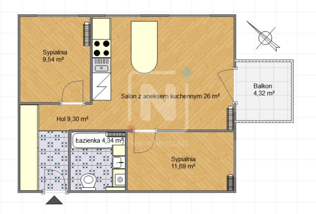 Mieszkanie 3-pokojowe Warszawa Praga-Północ, ul. Aleksandra Kotsisa. Zdjęcie 18