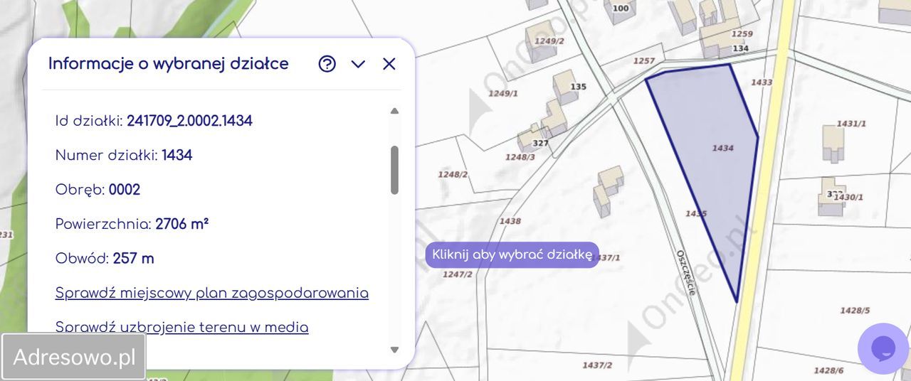 Działka budowlana Laliki. Zdjęcie 6
