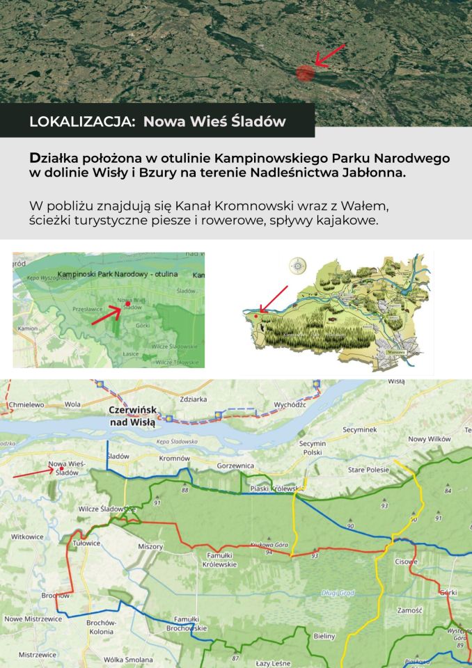 Działka rolno-budowlana Nowa Wieś-Śladów. Zdjęcie 4