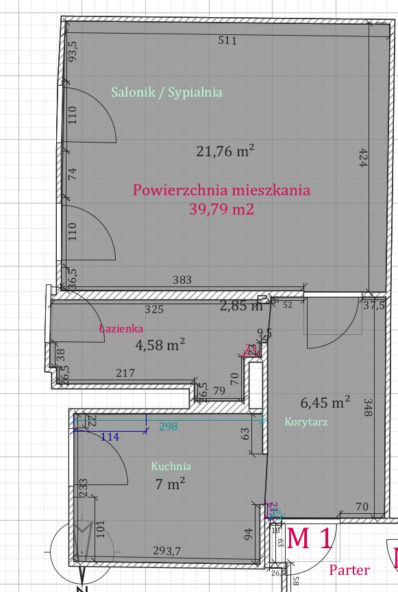 Mieszkanie 1-pokojowe Legnica Centrum, ul. Żeglarska. Zdjęcie 11