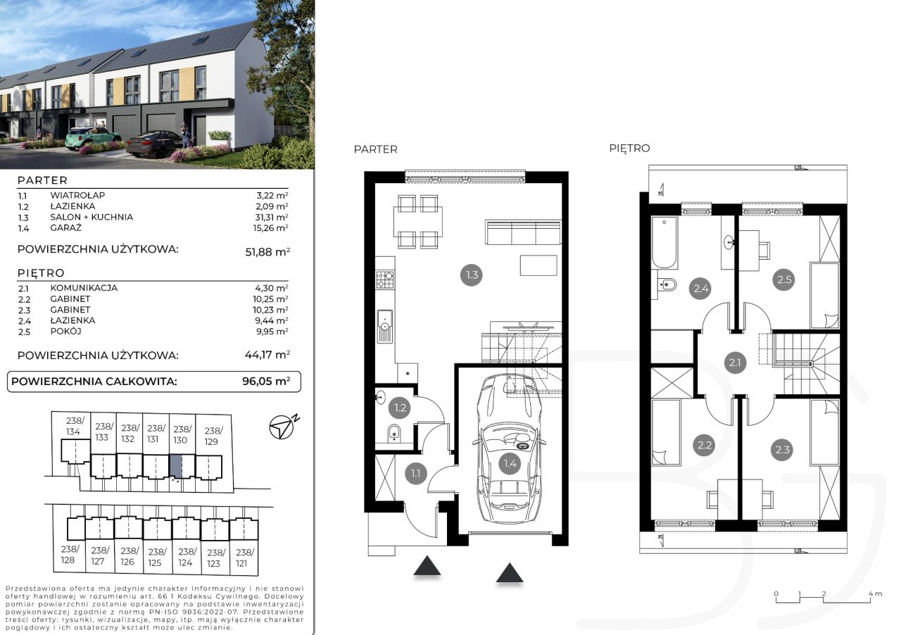 dom szeregowy, 5 pokoi Głosków. Zdjęcie 8