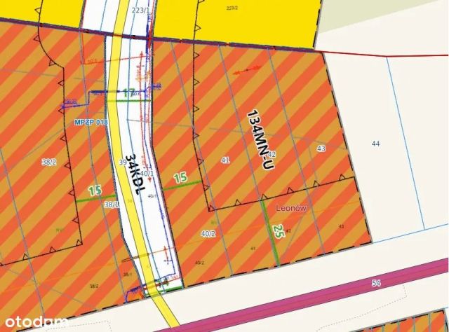 Działka inwestycyjna Leonów. Zdjęcie 2