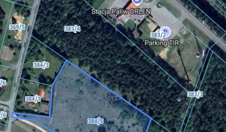 Działka inwestycyjna Kliszno