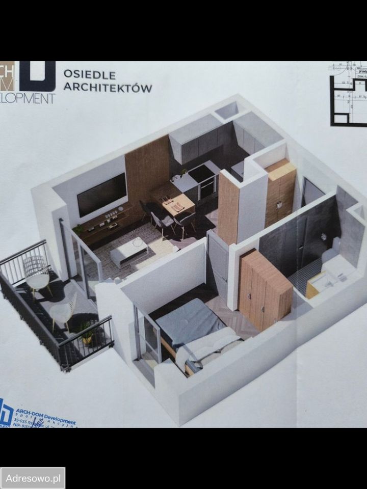 Mieszkanie 2-pokojowe Rzeszów, ul. Solidarności. Zdjęcie 9