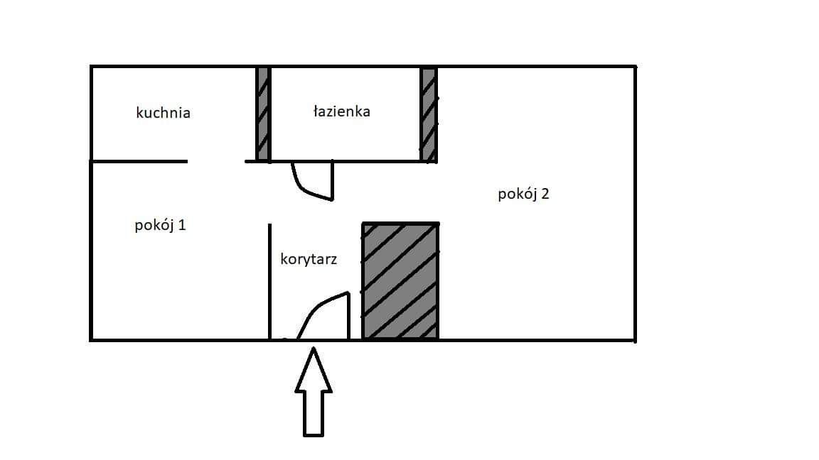 Mieszkanie 2-pokojowe Radzyń Podlaski, os. Bulwary. Zdjęcie 2