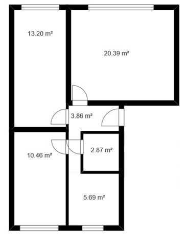 Mieszkanie 3-pokojowe Wrocław Biskupin. Zdjęcie 4