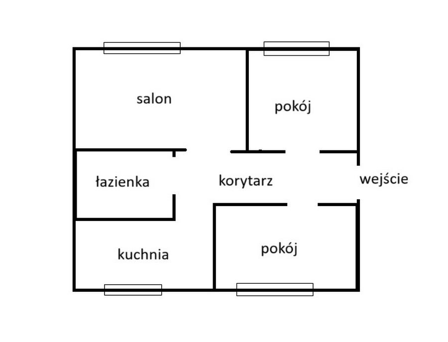Mieszkanie 3-pokojowe Brzeszcze, ul. Dworcowa. Zdjęcie 6