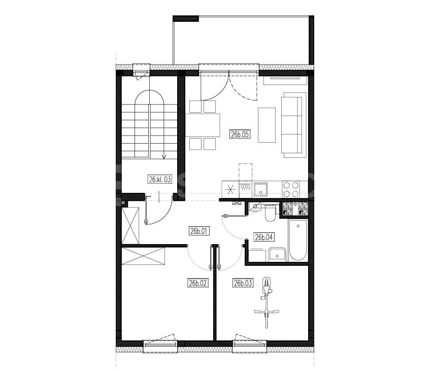 Mieszkanie 3-pokojowe Rzeszów Budziwój, ul. Budziwojska. Zdjęcie 8