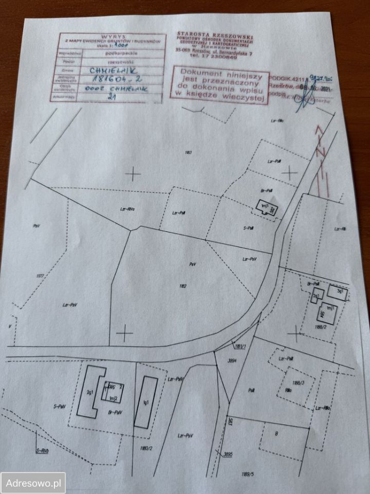 Działka budowlana Chmielnik. Zdjęcie 2