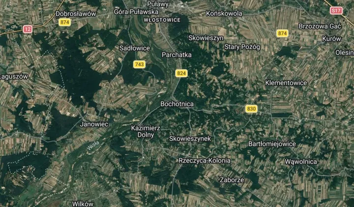 Działka leśna Bochotnica, brak