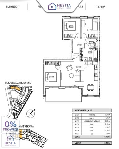 Mieszkanie 2-pokojowe Szczecin Warszewo, ul. Włodzimierza Ostoi-Zagórskiego. Zdjęcie 3