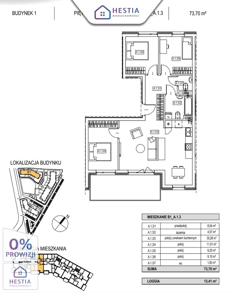 Mieszkanie 2-pokojowe Szczecin Warszewo, ul. Włodzimierza Ostoi-Zagórskiego. Zdjęcie 3