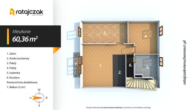 Mieszkanie 3-pokojowe Wejherowo, ul. Kazimierza Dzięcielskiego. Zdjęcie 20