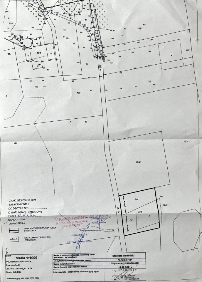 Działka rolno-budowlana Ględy. Zdjęcie 3