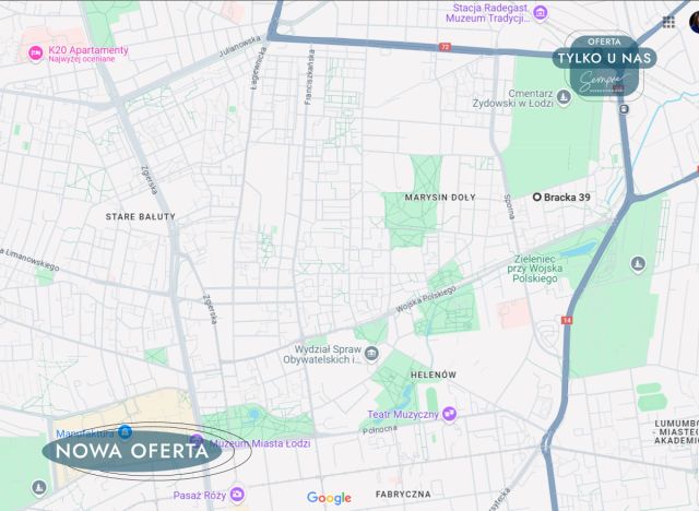 Mieszkanie 2-pokojowe Łódź Doły, ul. Bracka. Zdjęcie 9