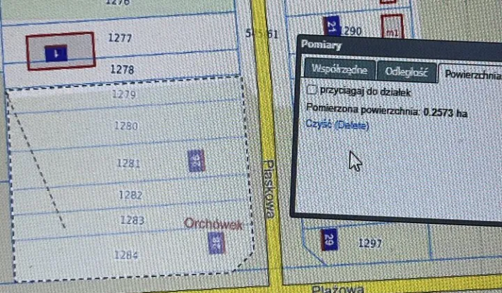 Działka budowlana Orchówek, ul. Piaskowa