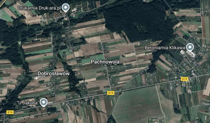 Działka rolna Pachnowola