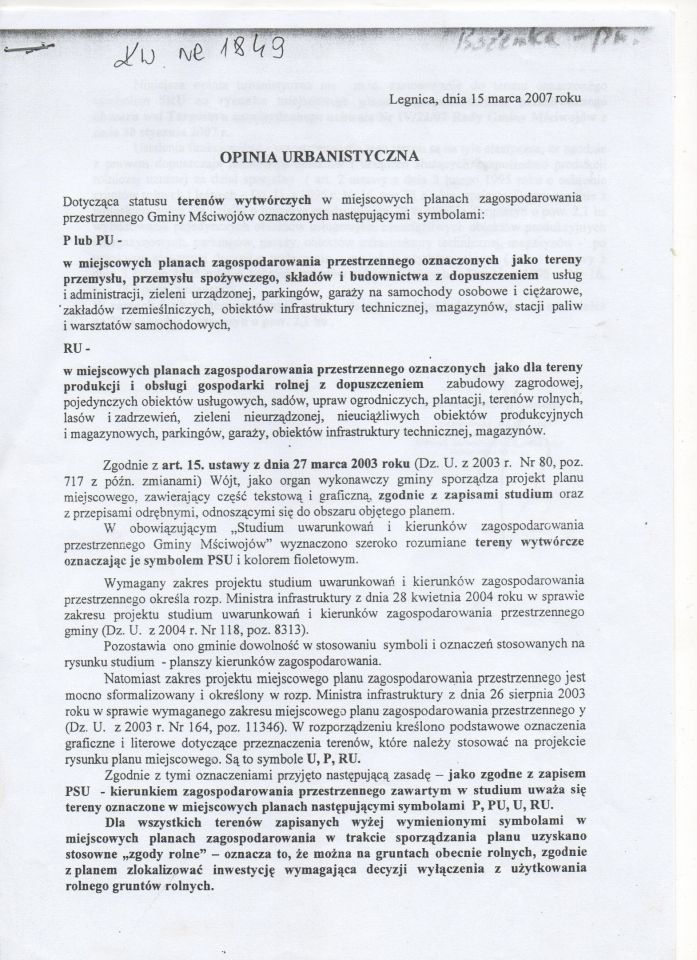 Działka rolno-budowlana Targoszyn. Zdjęcie 7