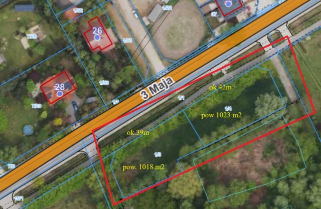 Działka budowlana Grodzisk Mazowiecki Centrum, 3 Maja. Zdjęcie 1