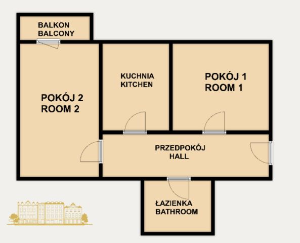 Mieszkanie 2-pokojowe Kraków Ruczaj, ul. Raciborska. Zdjęcie 6