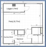 Mieszkanie 2-pokojowe Warszawa Mokotów, ul. Studencka. Zdjęcie 2