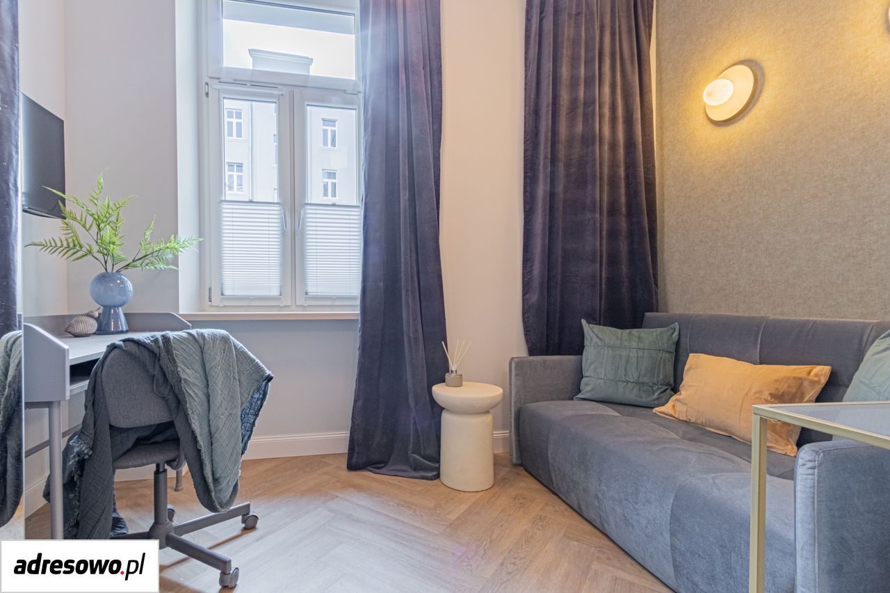 Łódź Śródmieście, ul. Stefana Jaracza Mieszkanie - 1 pokój - 14 m² - 2 piętro