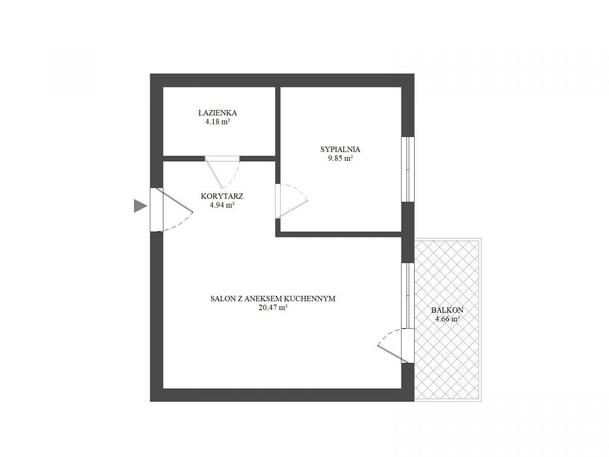 Mieszkanie 2-pokojowe Gdańsk Piecki, ul. Budapesztańska. Zdjęcie 16