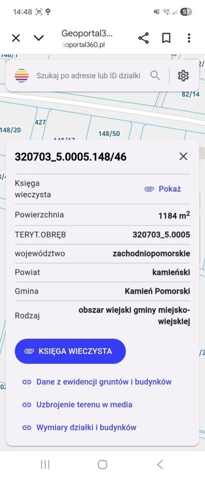 Działka budowlana Kamień Pomorski. Zdjęcie 2