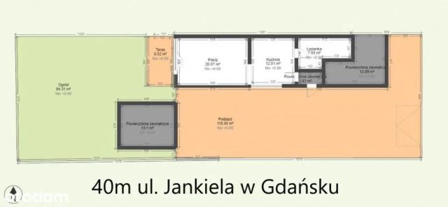 Mieszkanie 1-pokojowe Gdańsk Wzgórze Mickiewicza, ul. Jankiela. Zdjęcie 10