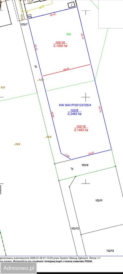 Działka budowlana Dawidy Bankowe, ul. Miklaszewskiego. Zdjęcie 3