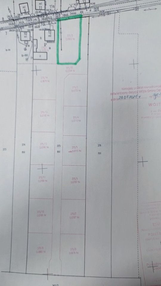 Działka budowlana Wtórek. Zdjęcie 1