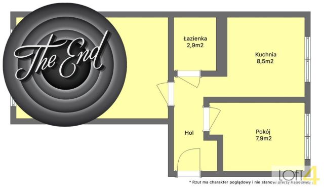 Mieszkanie 2-pokojowe Nowy Sącz, al. Aleje Wolności. Zdjęcie 13