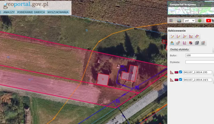 Działka rolno-budowlana Orle