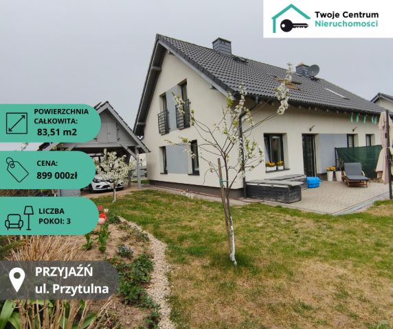bliźniak, 3 pokoje Przyjaźń, ul. Przytulna. Zdjęcie 1