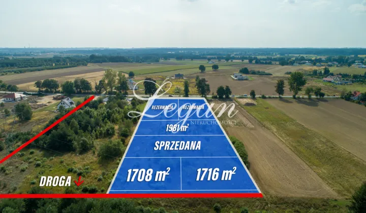 Działka budowlana Santocko