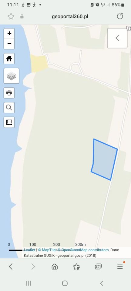 Działka leśna Trzciano